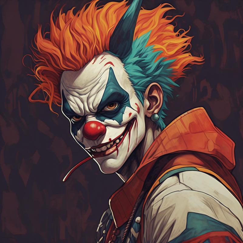 非主流骚气男生小丑微信头像霸气七情六欲中食欲最游戏截图