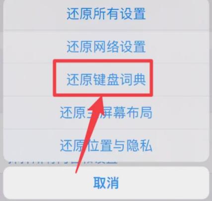 苹果手机怎么清空输入法记忆