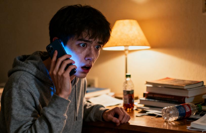 一边打游戏还和你通话的男生游戏截图