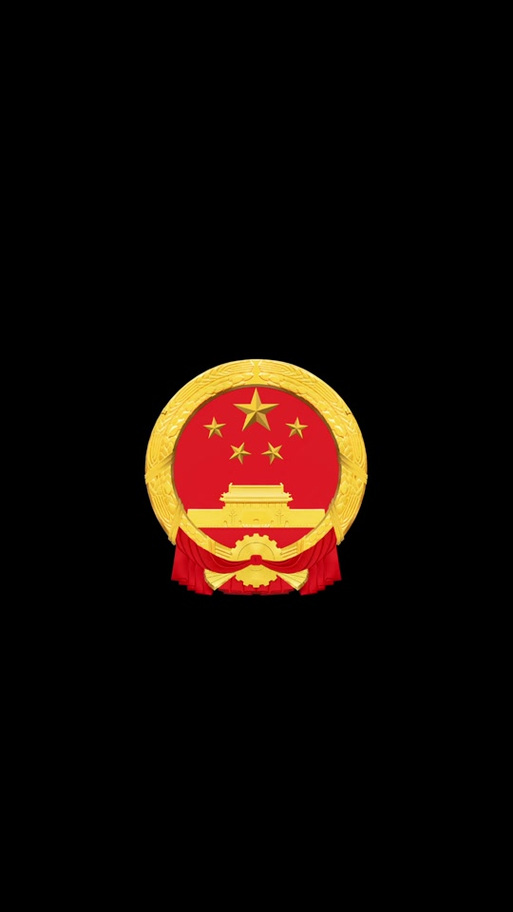 黑底国徽屏保游戏截图