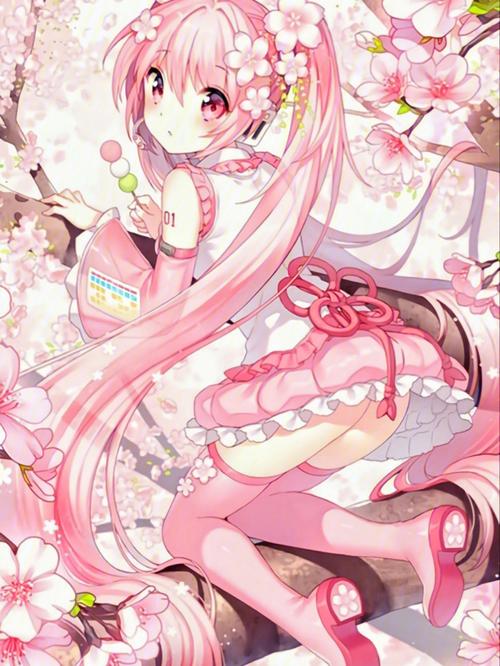 初音未来图片梦幻粉色