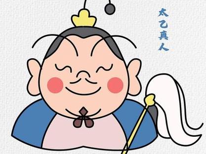 太乙真人手绘图图标