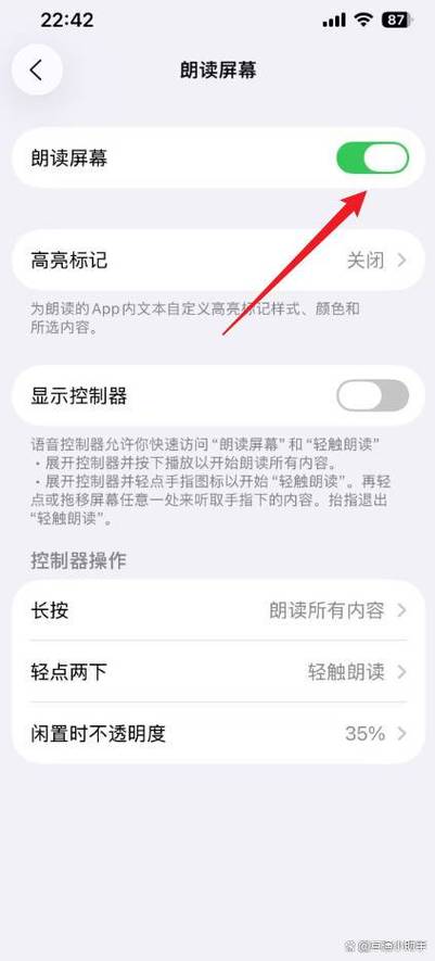 ios朗读功能