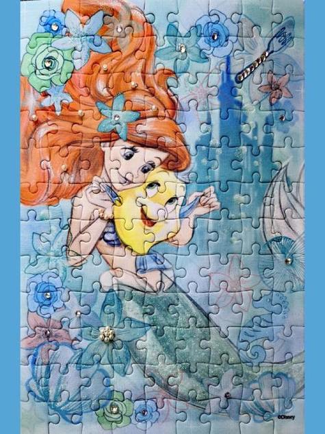 美人鱼拼图图片大全