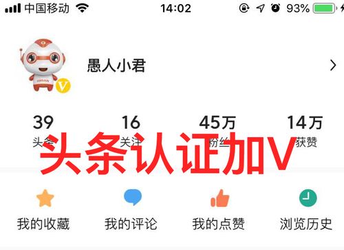 头条v认证是什么意思